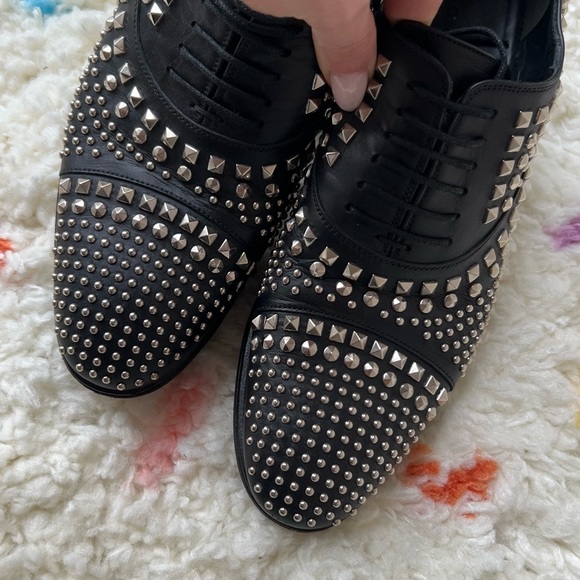 Gucci Studded Lace Up Oxfords 39 - Picture 5 of 14